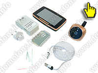 Дверной GSM видеоглазок GSM IT-2 комплектация Дверной GSM видеоглазок GSM IT-2 комплектация