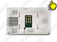 HDcom W-721T FHD - задняя панель монитора