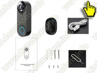 Беспроводной Tuya Wi-Fi IP видеодомофон 2mp iHome SW3-Tuya с записью на SD карту и датчиком движения